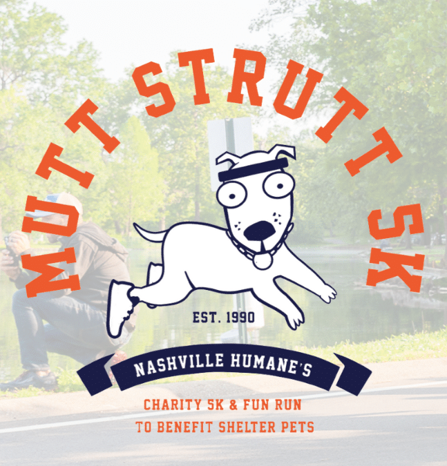 Michele at the Music City Mutt Strut this Sunday!