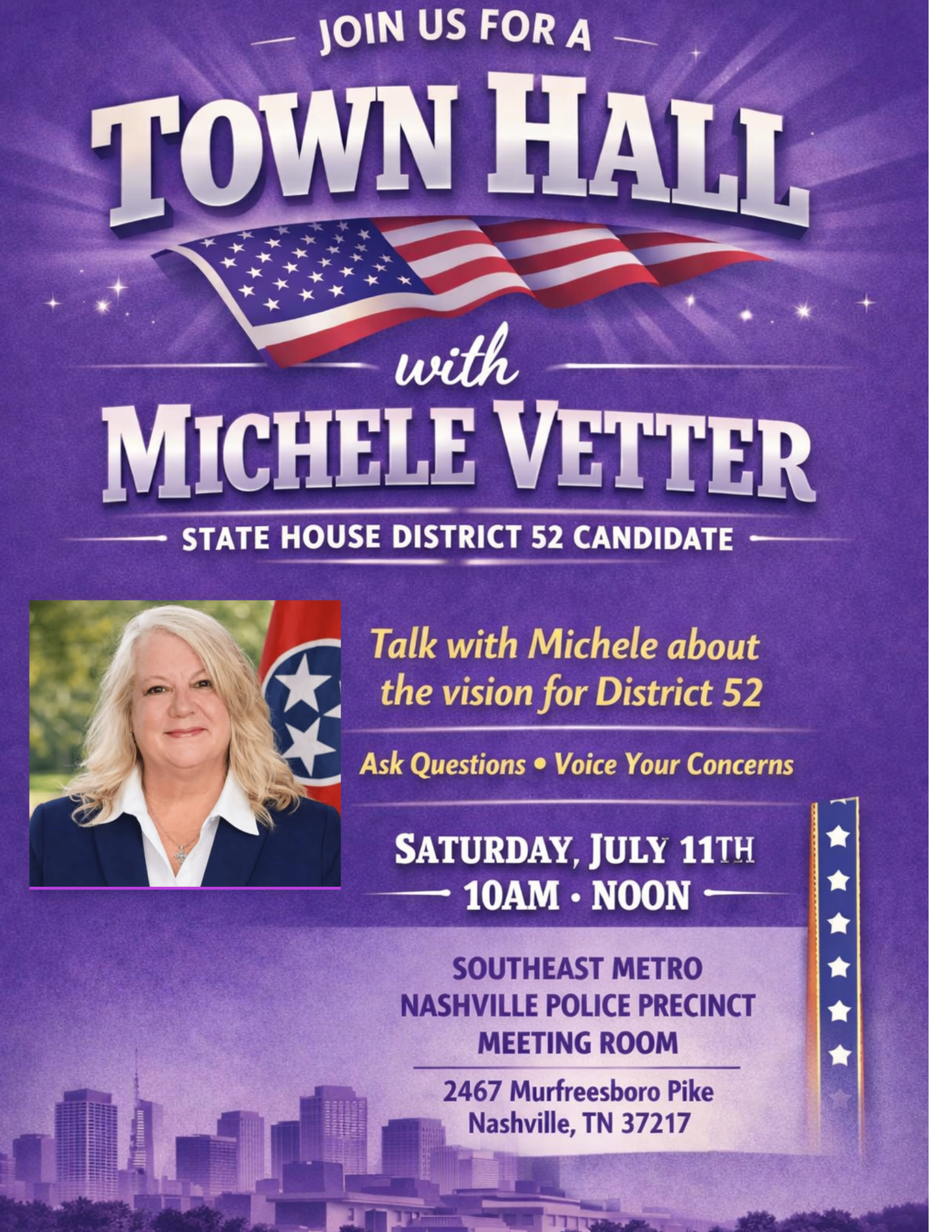 Town Hall Invites Community to Share Their Vision for District 52