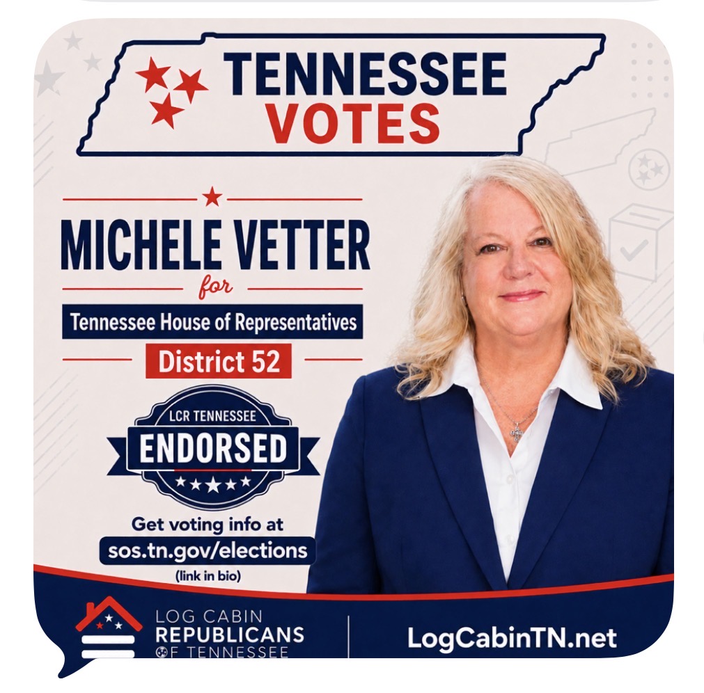 Michele Vetter Honored to Receive Endorsement from Log Cabin Republicans of Tennessee